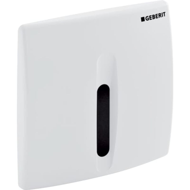 Geberit Abdeckplatte aus Kunststoff, für Urinalsteuerung, Farbe weiß Bild 1