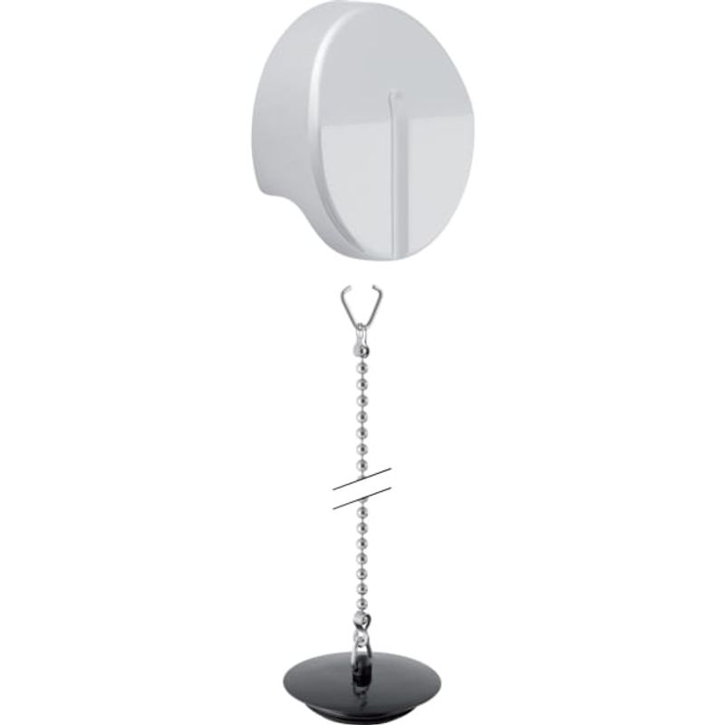 Geberit Betaetigungsrosette, mit Ventilstopfen und Kette Bild 1