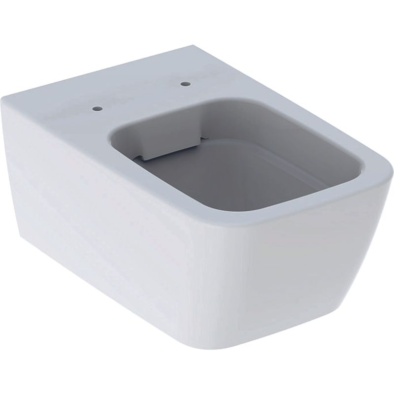 Geberit iCon Square Wand-WC Tiefspüler geschlossene Form, Rimfree, weiss, Farbe blau Bild 1