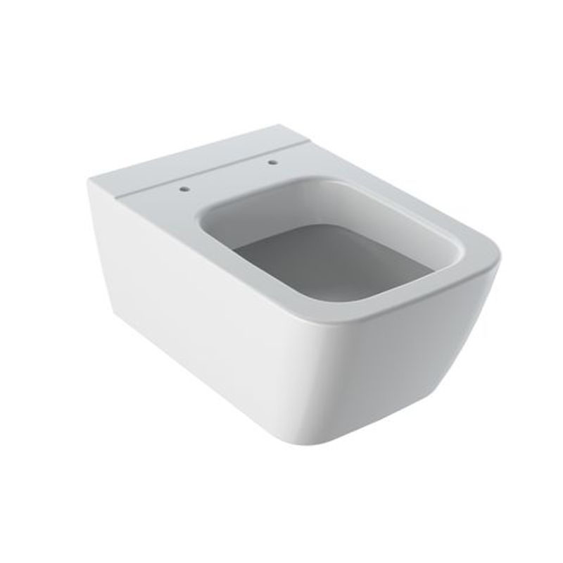 Geberit iCon Square Wand-WC Tiefspüler geschlossene Form, Rimfree, weiss, Tect, Farbe blau Bild 1