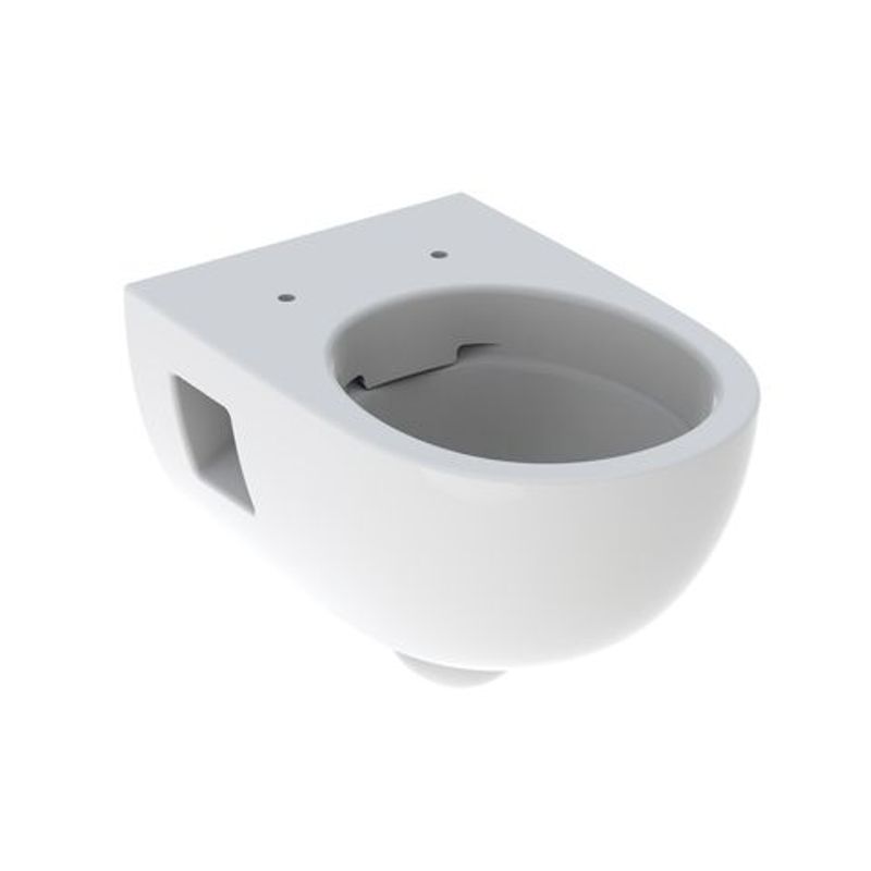 Geberit Renova Wand-WC Tiefspüler teilgeschlossene Form, Rimfree, Farbe weiß Bild 1