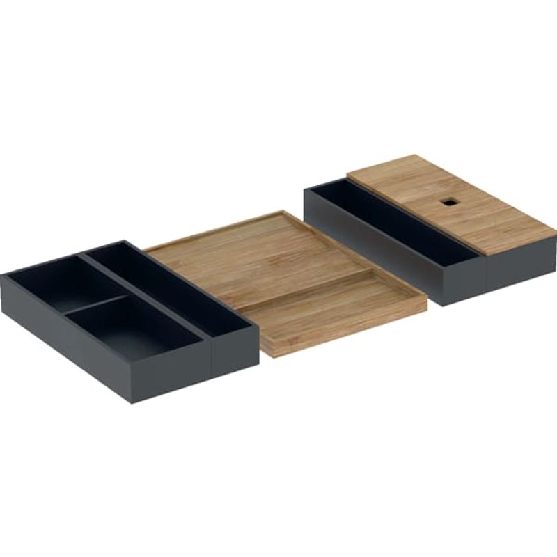 Geberit Set Schubladeneinsatz, B:75, für obere Schublade Bild 1