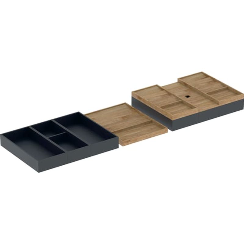 Geberit Set Schubladeneinsatz, B:120, für obere Schublade Bild 1