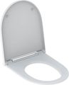 Geberit WC-Sitz ONE, absenkbar / -nehmbar, Befestigung von oben, hochglanz-verchromt, Farbe weiß Bild 1