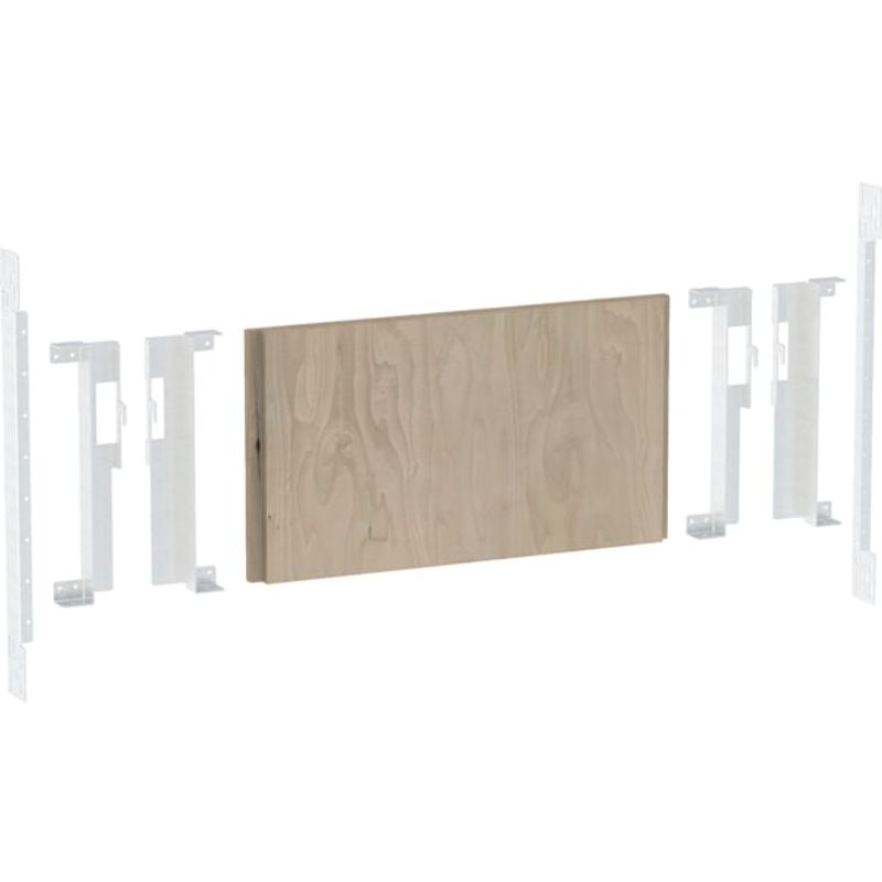 Geberit Duofix Montageplatte, für WT, mit US zwei Auslaufarmaturen Bild 1