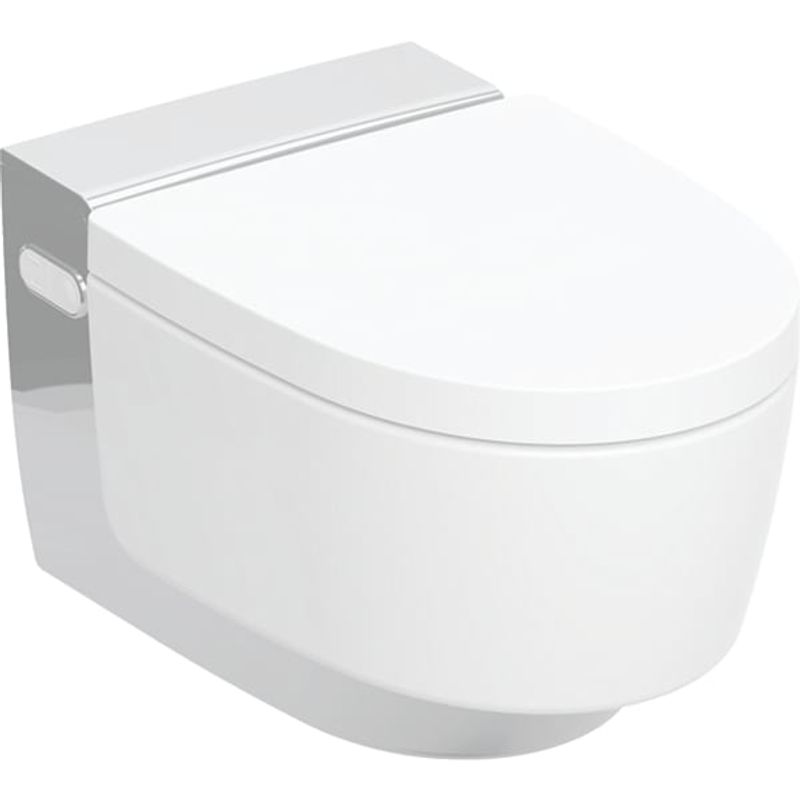 Geberit Wand- Dusch-WC, komplett, Des.Abd.chrom, Farbe weiß Bild 1
