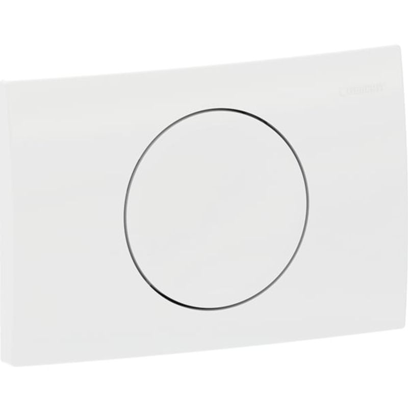 Geberit Betätigungsplatte Delta15, für Spülstopp-Spülung, 25 x 212 x 164 mm, Farbe weiß Bild 1