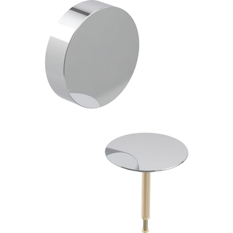 Geberit Fertigbauset d52, für BW-Ablauf, mit Drehbetätigung, verchromt, Farbe chrom Bild 1