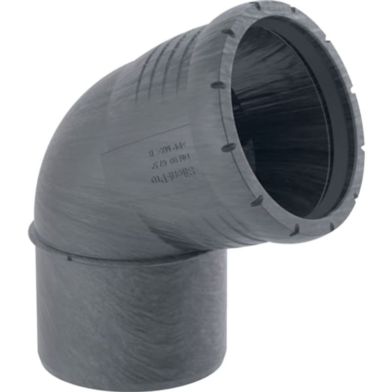 Geberit Bogen 67,5 Grad, DN 50, Farbe schwarz Bild 1