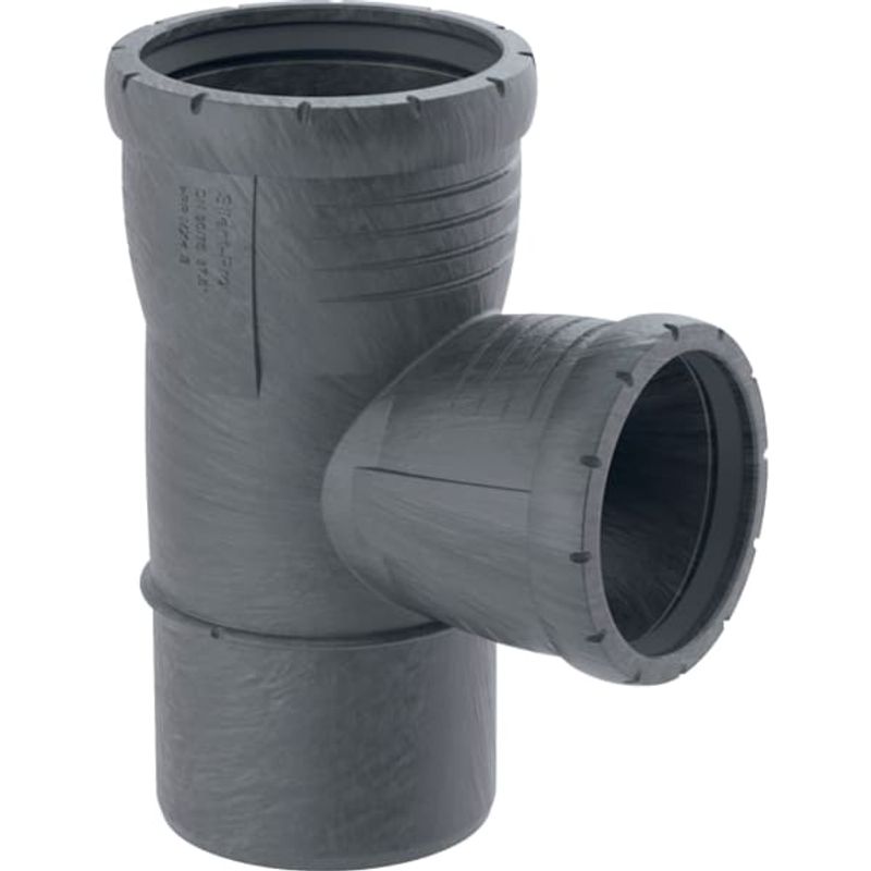 Geberit Silent-Pro Abzweig 87,5Gr d125 / 75, Farbe schwarz Bild 1