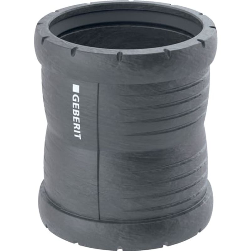 Geberit Doppelsteckmuffe, 103 mm, Farbe schwarz Bild 1
