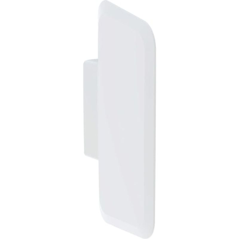 Geberit Urinaltrennwand Kunststoff weiss 76 x 42 cm inklusive Befestigungen, 760 x 420 mm, Farbe weiß Bild 1