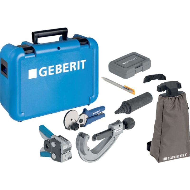 Geberit FlowFit Koffer bestückt, mit Einsatz 10-P, d16-40, Komp. 1 Bild 1