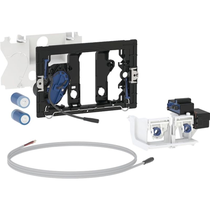 Geberit WC-Steuerung, mit elektr. Spül, Batt, BT 2-Mengen-Spülung Sigma, für ext. Taster Bild 1