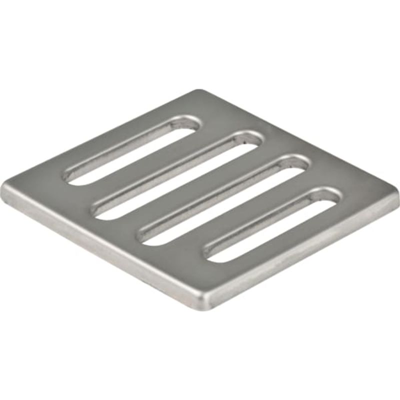 Geberit Rost zu Bodenablauf, Standardrost 8 x 8 cm, Farbe silberfarben Bild 1