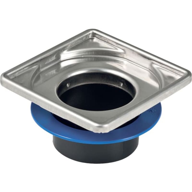 Geberit CleanPoint Aufsatz mit Rosttraeger, für Duschbodenablauf, 8 x 8 cm Bild 1