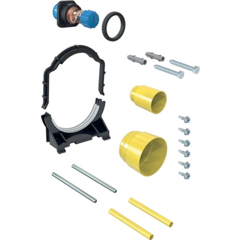Geberit Montagzubehör zu Duofix Element, für WWC, mit Sigma Unterputz-Spülkasten, 12 cm Bild 1