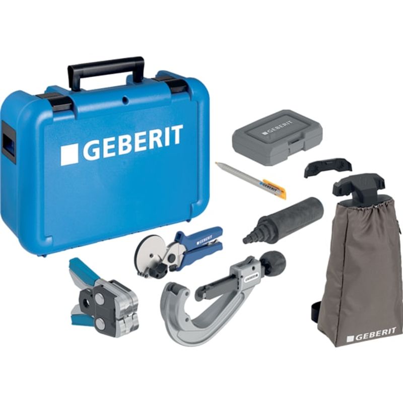 Geberit FlowFit Koffer bestückt, mit Werkzeugen (10-P, d16-40 (2)) Bild 1