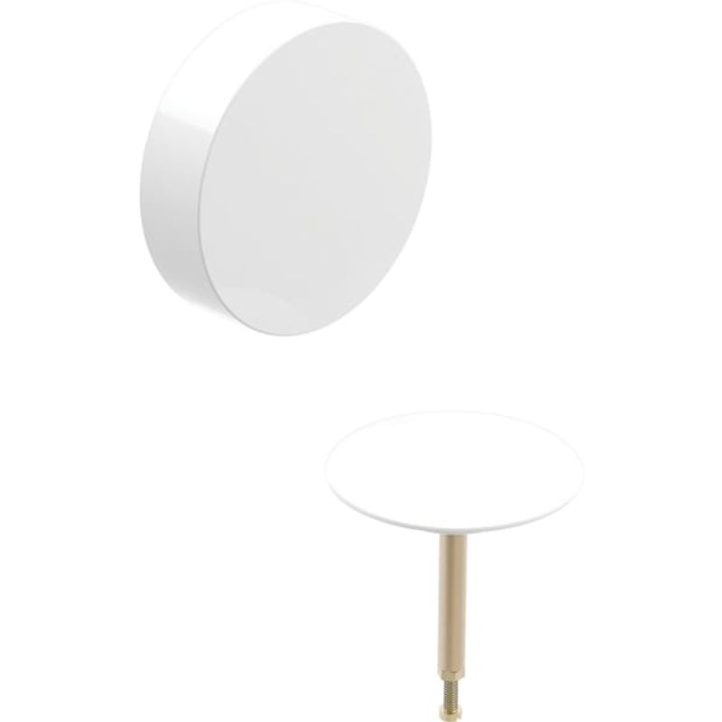 Geberit Ablaufdeckel d52, für BW-Ablauf, mit Drehbetätigung, weiss, Farbe weiß Bild 1