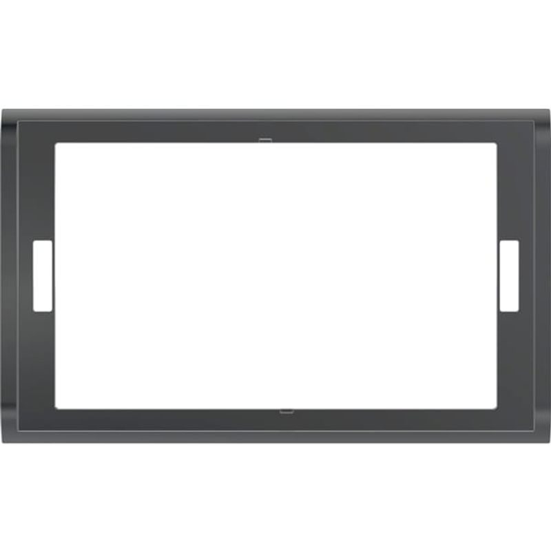 Geberit Sigma70 Abdeckrahmen, eckig, für Betätigungsplatte, schwarzchrom poliert, Farbe schwarz Bild 1