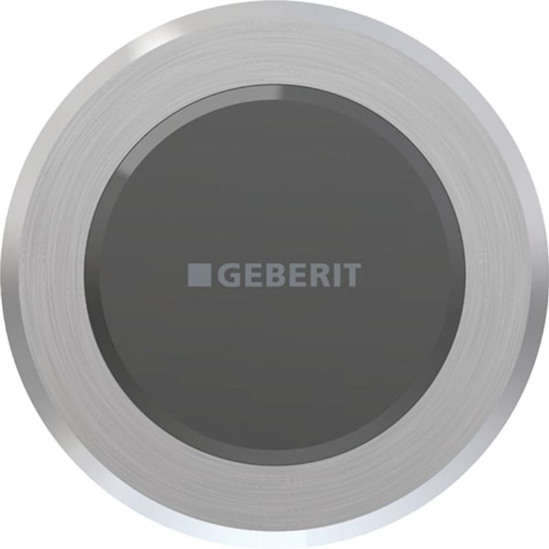 Geberit Typ 10 WC-Steuerung, rund, elektron. Batt für Sigma SPK 12 cm, IR-Taster, gebü, Etc, Farbe chrom Bild 1