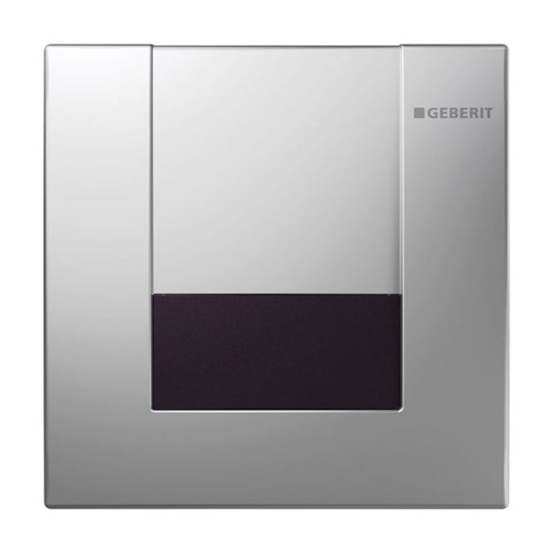 Geberit Abdeckplatte Tango Zinkdruckguss, 130 x 130 x 80 mm, Farbe silberfarben Bild 1