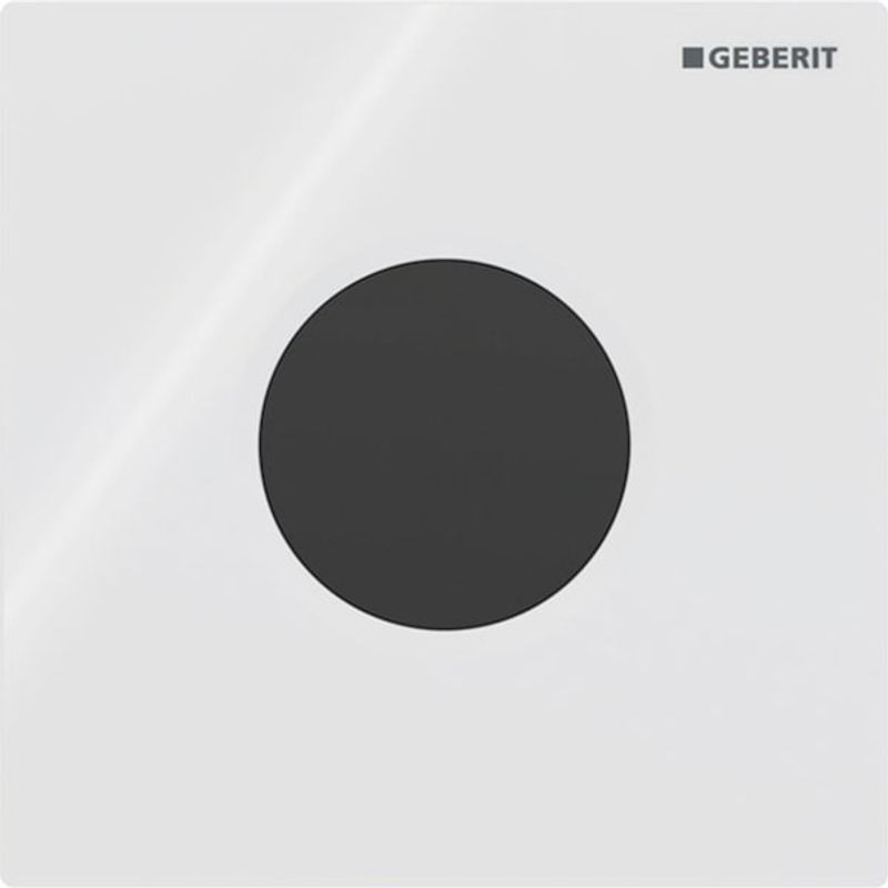 Geberit Urinalsteuerung mit elektronischer Auslösung, Batterie, 130 x 130 x 90 mm, Farbe weiß Bild 1