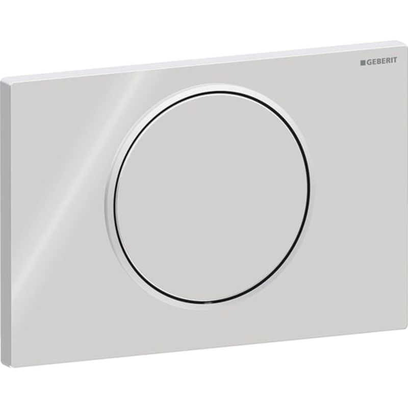 Geberit Sigma10 Betätigungsplatte hochgl.-chrom / mattchromom/hochgl.-, 14 x 246 x 164 x 140 mm, Farbe chrom Bild 1