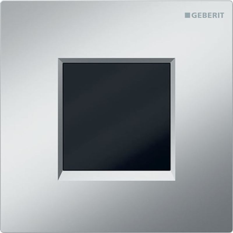 Geberit Typ 30 Urinalsteuerung, elektron. Spülauslösung Batterie, Farbe silberfarben Bild 1