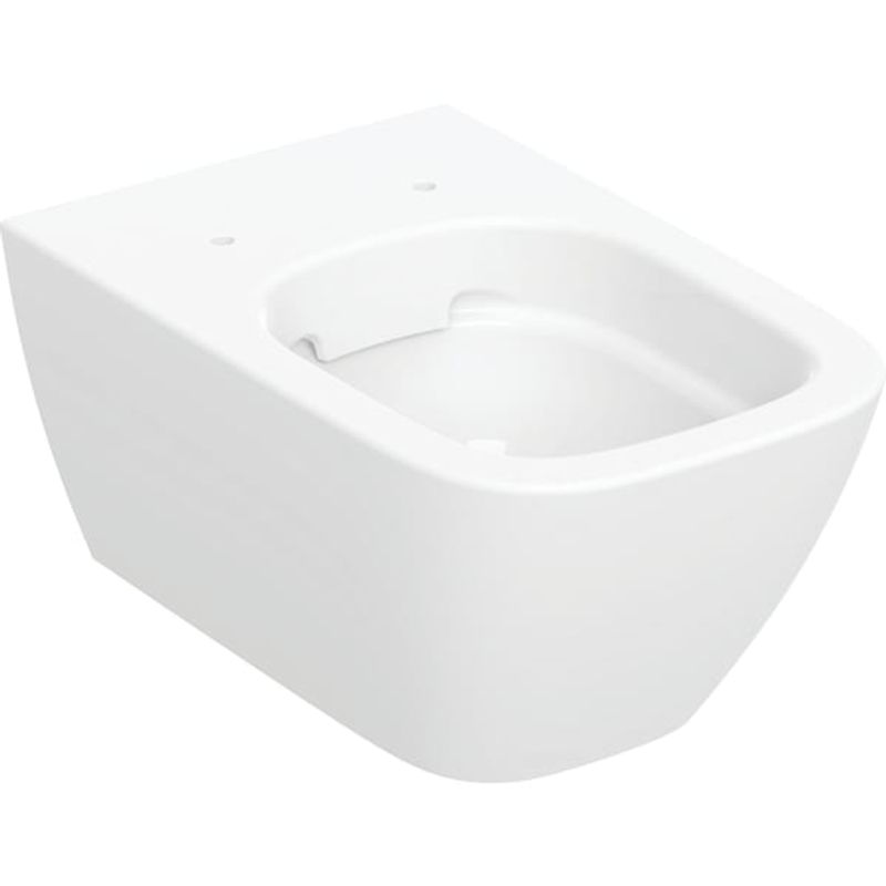 Geberit Square Wand-Tiefspül-WC, spülrandlos, mit verdeckte Befestigung, KeraTect, 330 x 350 x 540 mm, Farbe weiß Bild 1