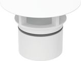 Geberit Ventilabdeckung für HWB-Anschluss, mit integriertem Überlauf, Farbe weiß Bild 1
