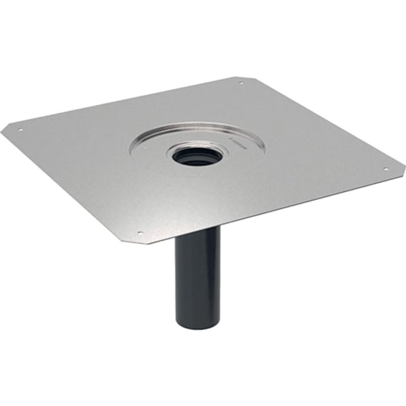 Geberit Dampfsperrenanschluss CrNi-Stahl 1.4301, DN 56, Farbe schwarz Bild 1