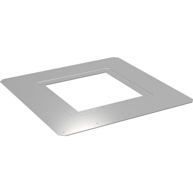 Geberit Befestigungsblech 60 x 60 cm verzinkt, inklusive 4 Befestigungsschrauben, Farbe silber Bild 1