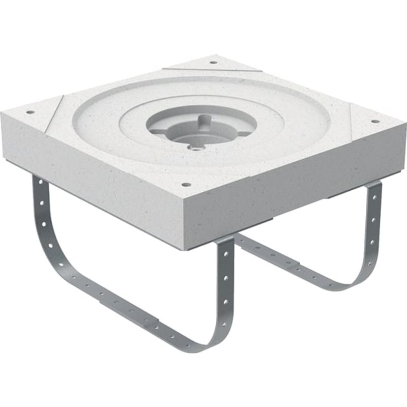 Geberit Pluvia Einbaustaender, für Massivdaecher, Farbe grau Bild 1