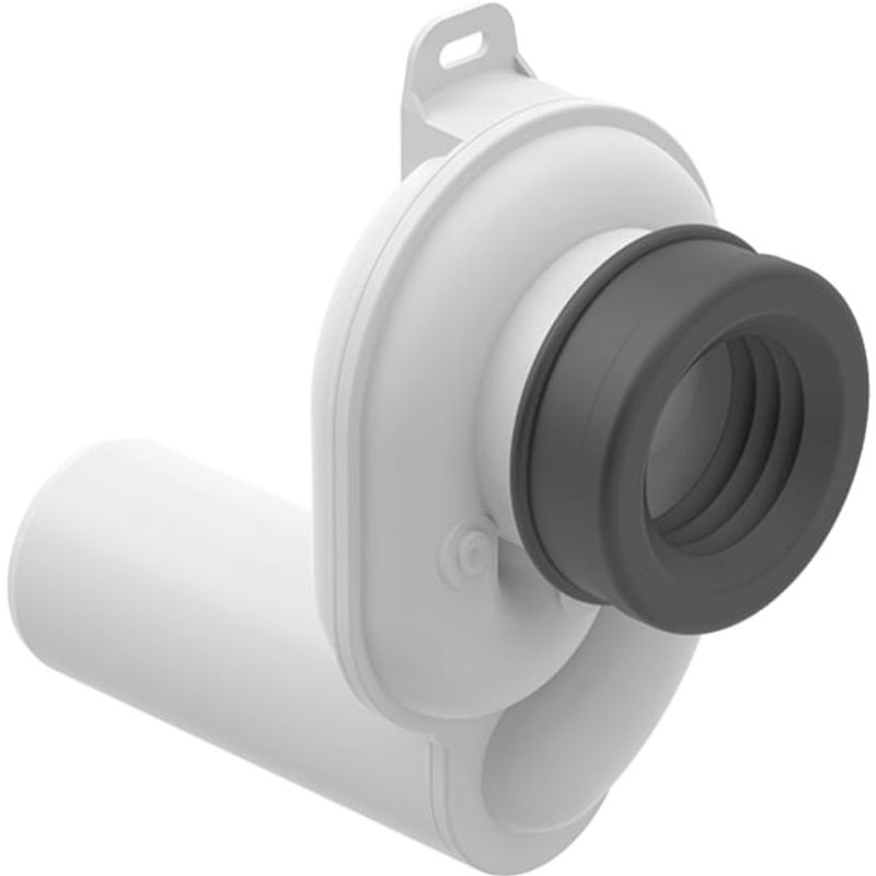 Geberit Urinal-Absaugesifon weiss Abgang waagerecht für Spülmengen von 1-4l, Farbe weiß Bild 1