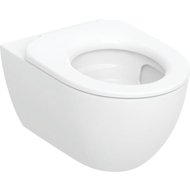 Geberit Acanto Set WWC mit WC-Sitzring, Tiefsp TFlush, geschl.Fo, T:53 cm, KeraTect, 335 x 355 mm, Farbe weiß Bild 1