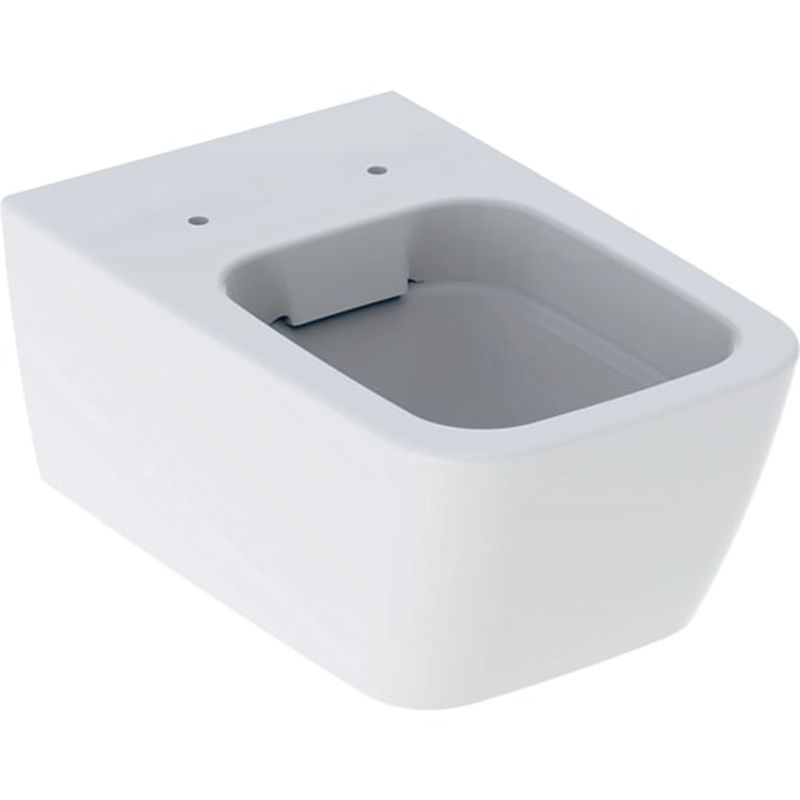 Geberit IT (iConSquare) Wand-Tiefspül-WC, spülrandlos, mit verdeckte Befestigung, KeraTect, 330 x 350 x 540 x 540 mm, Farbe weiß Bild 1