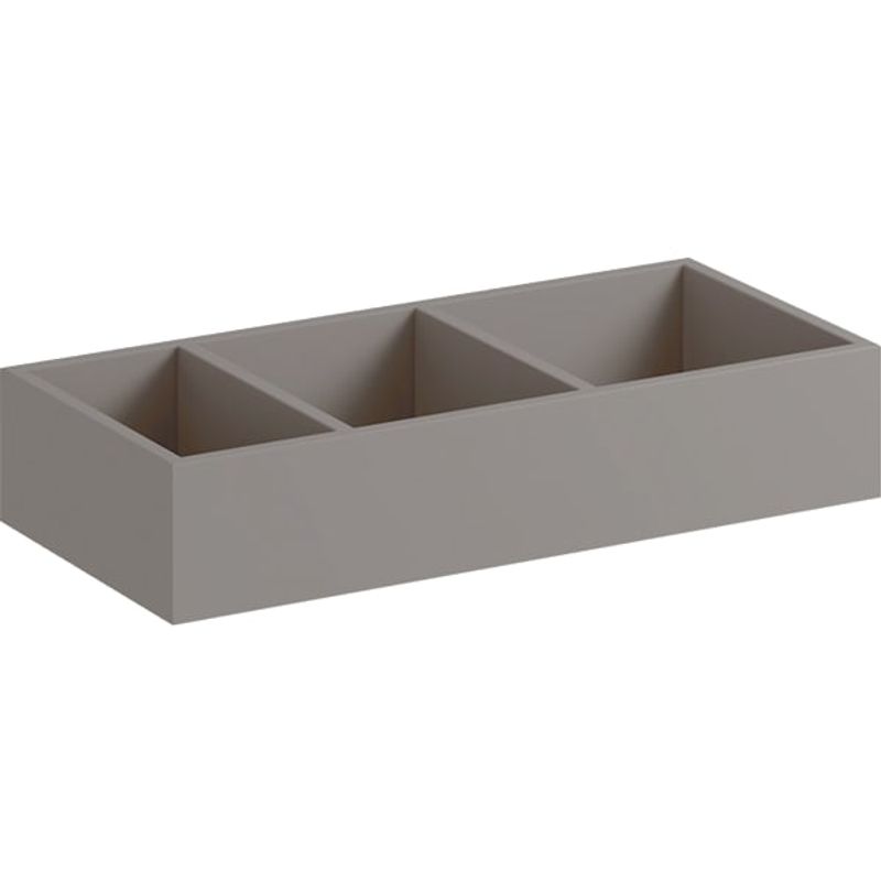 Geberit Xeno2 Schubladeneinsatz H-Teilung 32,3 x 6,2 x 15 cm, Farbe grau Bild 1