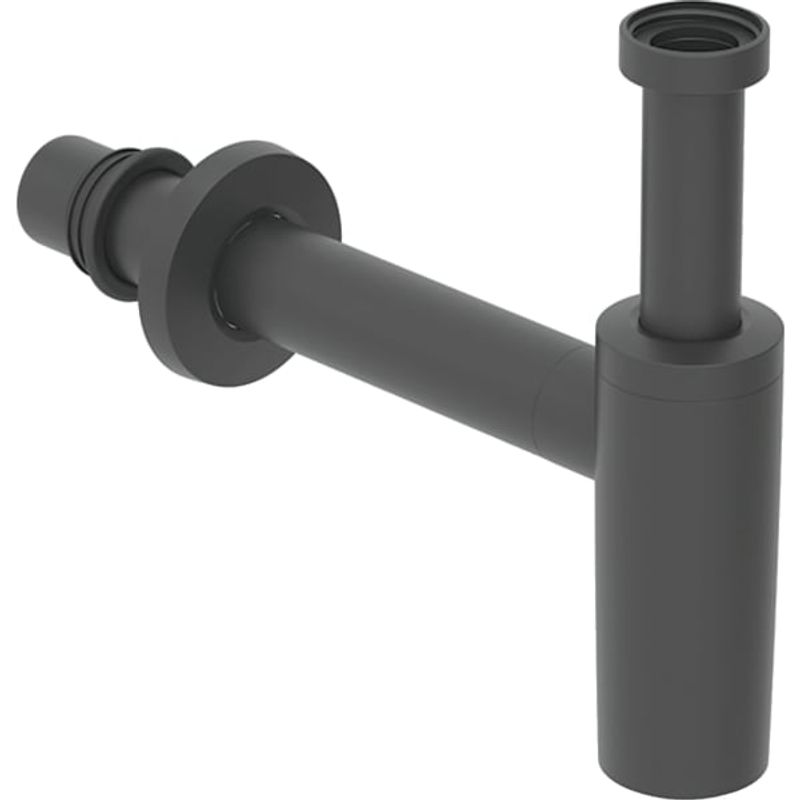 Geberit Tauchrohrgeruchsverschluss, für WB Abgang horiz, d40, G1 1/4, Farbe schwarz Bild 1