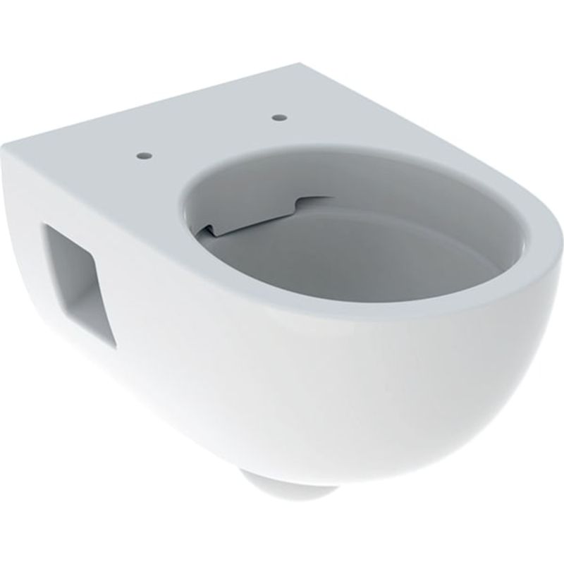 Geberit Renova Wand-WC Tiefspüler teilgeschlossene Form Rimfree, weiss Tect, 330 x 360 mm, Farbe weiß Bild 1