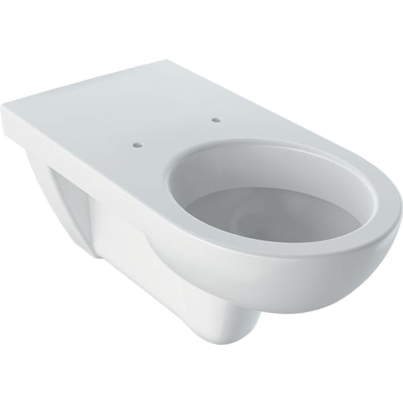 Geberit Wand-Tiefspül-WC, barrierefrei, Ausladung 700 mm, 340 x 355 x 700 mm, Farbe weiß Bild 1
