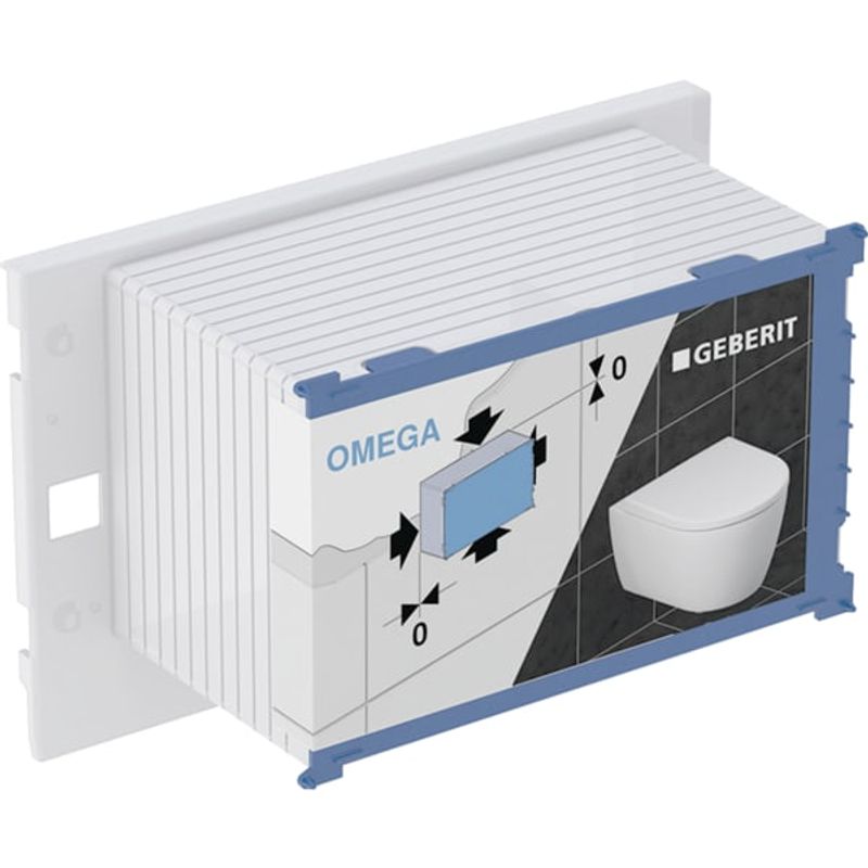 Geberit Bauschutz, für Omega Unterputzspülkasten, 12 cm, Farbe grau Bild 1