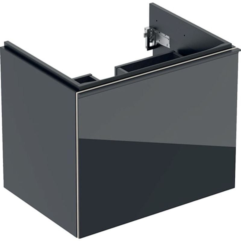 Geberit Acanto Unterschrank, für WT, 1 Schublade 1 Innenschubl, 64 x 53,5 x 47,5 cm, Farbe schwarz Bild 1