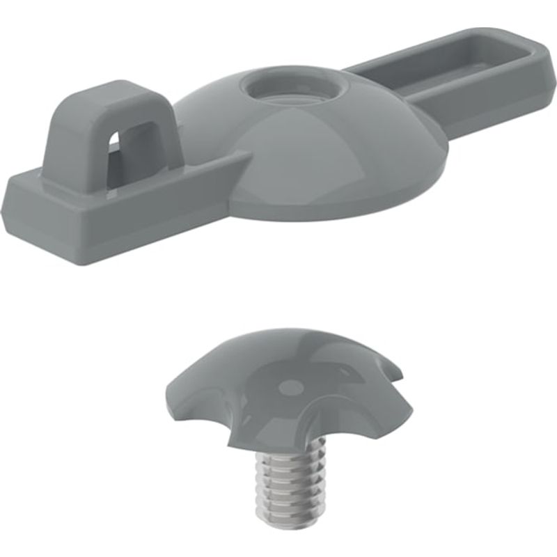 Geberit Abdeckschraube Mischergr.Bambini WT-Armatur Einhebelmischer farbneutral, Farbe grau Bild 1