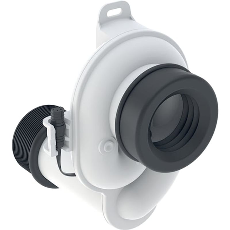 Geberit Geruchsverschluss, mit Sensor Abgang horizontal d50, Kabel, Farbe schwarz Bild 1