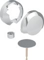 Geberit Fertigbauset für Badewannenablauf, mit Zulauf, d52-13, chrom glaenzend, Farbe hochglanz Bild 1