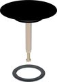 Geberit Ventilstopfen d72 /, für Badewannenablauf, mattschwarz, 35 x 5,5 mm, Farbe Schwarz Matt Bild 1