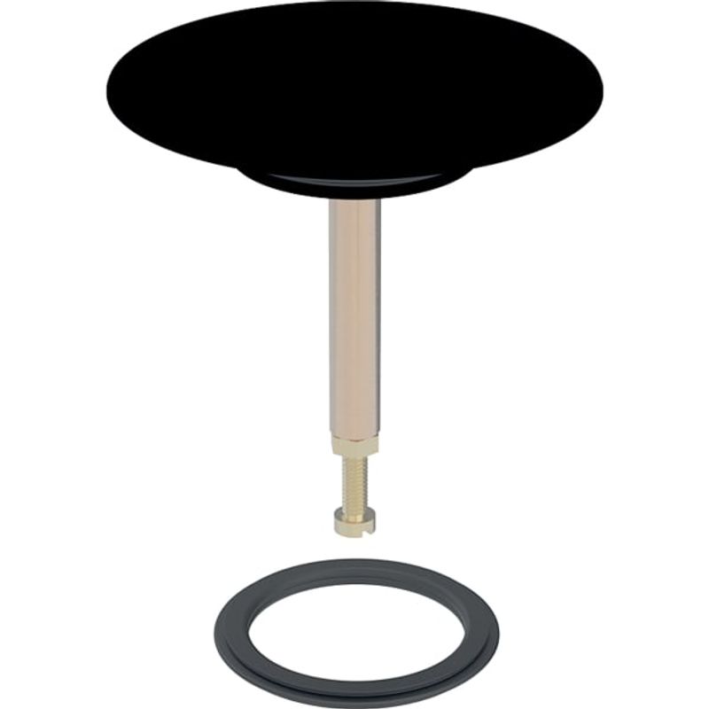 Geberit Ventilstopfen d72 / 35 x 5,5, für Badewannenablauf, matt, Farbe schwarz Bild 1