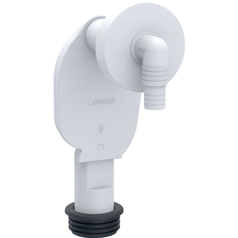 Geberit UP-Geruchsverschluss, mit Anschluss und Rosette weiss d40, Farbe weiß Bild 1