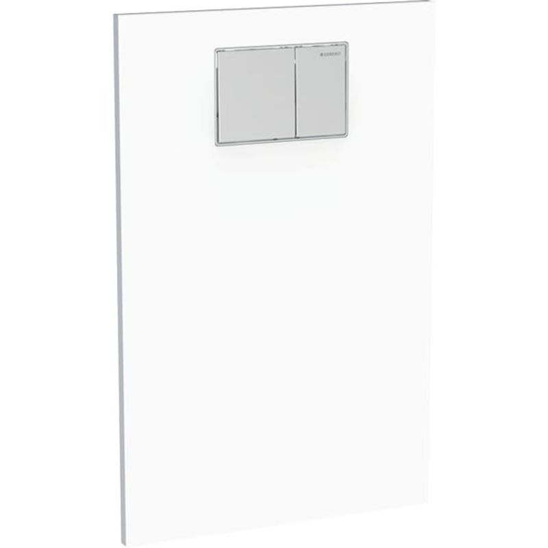 Geberit Designplatte, für AquaClean, für WC-Aufsatz Glas, Farbe weiß Bild 1